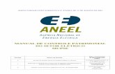 Manual de Controle Patrimonial - MCPSE · serem utilizados como fundamentos para cadastro e controle patrimonial pelas concessionárias, permissionárias e autorizadas de energia