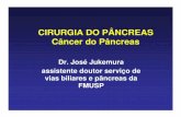 CIRURGIA DO PÂNCREAS Câncer do Pâncreas - CBCSP · Câncer de Colon - sobrevida 5 anos Sci. Am. Setembro 1996 0 20 40 60 80 100 doença a distância local/e avançado localizados