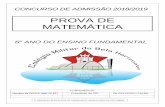 PROVA DE MATEMÁTICA - estudareconquistar.com.brestudareconquistar.com.br/wp-content/uploads/2019/01/CMBH-Prova-MAT... · CONCURSO DE ADMISSÃO AO 6º ANO DO ENSINO FUNDAMENTAL CMBH