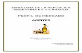 PERFIL DE MERCADO ACEITES - ExportaPyMEs · 2011-08-04 · perfil de mercado - aceites feb r er o 24/2010 emb a ja da de la rep Úb li ca ar gent i na en ni ca r a gua 2 sec ci Ó