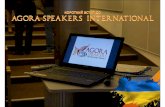 Agora Speakers Presentation ua · Презентація заздалегідь підготовлених промов у місцевому клубі. Напрацювання