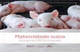 Maternidade suína - agricultura.gov.br · Ministério da Agricultura, Pecuária e Abastecimento. Maternidade suína : boas práticas para o bem-estar na suinocultura / Ministério