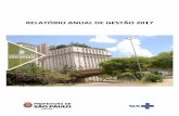RELATÓRIO ANUAL DE GESTÃO 2017 · 3 Apresentação Apresentamos o Relatório Anual de Gestão (RAG) do SUS do Município de São Paulo (MSP) para o ano de 2017, em conformidade