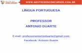LÍNGUA PORTUGUESA PROFESSOR ANTONIO DUARTEs3.amazonaws.com/mestre-portal/news/home/Material_Apoio_Novo/pt/57/portugues_total.pdfGramática - é um conjunto de regras que garantem