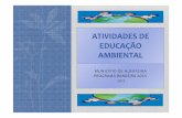ATIVIDADES DE EDUCAÇÃO AMBIENTALapambiente.pt/_zdata/DESTAQUES/2013/BA_Albufeira.pdf · • Um Olhar sobre a Educação Ambiental e o Turismo Sustentável em Albufeira. Exposição