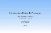 Introdução à Física de Partículasdfnae.fis.uerj.br/twiki/pub/DFNAE/IntroFisParticulas/III... · 2019-04-30 · 2018/2 Introdução à Física de Partículas 5 III – Princípios