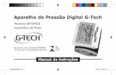 Aparelho de Pressão Digital G-Techimg.americanas.com.br/produtos/01/02/manual/121626798.pdf · 2.2 - Variações na pressão arterial 2.3 - Tecnologia SDAG (Detecção de Arritmia