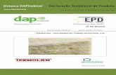 Sistema DAPHabitat Declaração Ambiental de Produtotermolan.pt/wp-content/uploads/2019/04/dap-pt-la... · incluído), com uma resistência térmica de 1 (m2. C)/W para uma vida útil