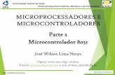 MICROPROCESSADORES E …jwilson/pdf/Micro_Parte_2_(8051).pdfUniversidade Federal de Goiás Escola de Engenharia Elétrica, Mecânica e de Computação Prof. José Wilson Lima 2 Nerys