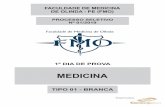 FACULDADE DE MEDICINA DE OLINDA - PE (FMO) · 1º processo seletivo 2019 – faculdade de medicina de olinda – pe (fmo) curso: medicina (bacharelado) prova i – 05/01/2019 –