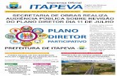 Imprensa Oficial ITAPEVA Capital dos Minérios Poder Executivo · 2018-10-30 · Serão beneficiadas mais de 3.500 famílias de vários bairros do município Ano XII nº 833 Itapeva,