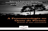 A Fenomenologia no Oeste do Paraná - Humanitas …A Fenomenologia no Oeste do Paraná... 16 estudo fenomenológico da ontologia, o que era latente na cultura filosófica do seu tempo.
