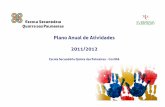 Plano Anual de Atividades 2011/2012ubibliorum.ubi.pt/bitstream/10400.6/1528/14/ANEXO XIII...Grupo de Ed. Tecnológica - Visita de estudo a Lisboa - urbanismo - baixa pombalina - e