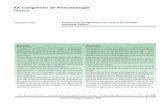 XX Congresso de Pneumologia Textos Encarnação Teixeira · Quadro I - Nomograma prognóstico JCO 23, 2005 Vol XI N.º 3 (Supl 1) ... Quadro III – Sumário do valor prognóstico