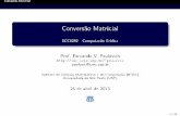 Conversão Matricial - 0.5cmSCC0250 - Computação Gráficawiki.icmc.usp.br/images/4/4a/SCC0250-slides-12-Conversao_matricial.pdf · Conversão Matricial Conversão Segmento de Reta