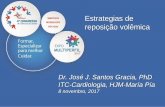 Estrategias de reposição volêmica · Estrategias de reposição volêmica Dr. José J. Santos Gracia, PhD ITC-Cardiologia, HJM-María Pía 8 novembro, 2017