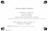 Teoria dos Grafos - São José do Rio PretoRangel, Socorro. Teoria do Grafos, Notas de aula, IBILCE, Unesp, 2002-2013. Conjuntos de Corte Conjuntos de Corte Conectividade Deﬁnição