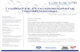 I CURSO DE ECOCARDIOGRAFIA TRIDIME AAE; Ecocardiografia de stress tridimensional. 7/11, s£Œbado e 8/11,