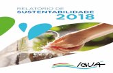 RELATÓRIO DE SUSTENTABILIDADE 2018...Relatório de Sustentabilidade 20184 5 Depois de apenas cinco meses da reestruturação societária e de governança, que deu origem à Iguá,