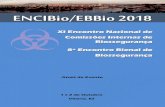 ENCIBio/EBBio 2018ENCIBio/EBBio 2018 · 3 Encontro Nacional deComissões Internas Biossegurança e 8º Encontro Bienal de Biossegurança. 1 e 2 de outubro de 2018. Vitória, ES Dados