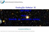 Evolução Estelar II Ast-202-3 alex/Ensino/cursos/evolucaoII/Aula1_  · PDF file enquanto a luz atravessa um determinado meio é proporcional a densidade do gás ρ, à intensidade