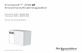 Conext™ XW Inversor/Carregador - Schneider Electric · consulte o Guia de instalação do Inversor/Carregador Conext XW+ (975-0384-01-02). Você pode encontrar mais informações
