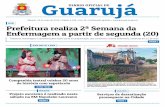 Guarujá DIÁRIO OFICIAL DE · matura Guarda-Vidas (10/5) e Festa Cigana (11/5). O Fundo Social de Solidariedade de Guarujá recebeu, na última quarta-feira (15), a doação de 57
