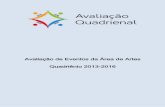 Avaliação de Eventos da Área de Artes Quadriênio 2013-2016 · IX Encontro de Estudos Multidisciplinares em Cultura Enecult 2013 EV3 ... da Arte EV3 IX ENECULT Encontro de Estudos