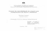 Estudo da miscibilidade de etanol com componentes do ... · Tatiana Caetano Engenheira Química Orientação: Prof. Dr. Rahoma Sadeg Mohamed Campinas -2003 Dissertação apresentada