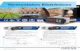 Termostatos Eletrônicos - Irmãos Salfatis · termostatos eletrÔnicos indicaÇÃo refrigeraÇÃo / aquecimento aquecimento solar refrigeraÇÃo umidade e temperatura (refrigeraÇÃo