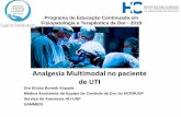 Analgesia Multimodal no paciente de UTI...Analgesia Multimodal no paciente de UTI Dra Eloisa Bonetti Espada Médica Assistente da Equipe de Controle de Dor do HCFMUSP Serviço de Anestesia