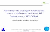 Algoritmos de alocação dinâmica de recursos rádio para ... · Algoritmos de alocação dinâmica de recursos rádio para sistemas 4G baseados em MC-CDMA 3 Valdemar Monteiro Provas