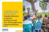 Um Quadro Comum de Monitorização e Avaliação para a Saúde ... · Grupo de referência do IASC para a Saúde Mental e Apoio Psicossocial em Emergências ... devem ser realizadas