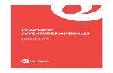 CONCURSO JUVENTUDES MUSICALES Concurso JM 2018-2019(5).pdf · viará el programa para las fases presenciales, especificando qué obra/s propone para la eli-minatoria y qué obra/s