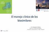 El manejo clínico de los biosimilares JNB_Alejandro Balsa.pdf• Celltrion • Sandoz • Kern Pharma Biosimilares • ¿Cómo se desarrolla un Biosimilar? Mysler E et al. Rheumatology