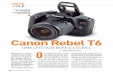 Canon Rebel t6 - europanet.com.brfotografemelhor.com.br/wp-content/uploads/2017/10/7.pdf58 • Fotografe Melhor no 253 teste DSLR principal atrativo da EOS Rebel T6 é o preço convidativo.