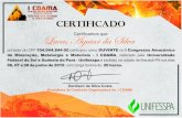 Lucas Aguiar da Silva - I COAMAde Mineração, Metalurgia e Materiais - I COAMA, realizado pela Universidade Federal do Sul e Sudeste do Pará - Unifesspa e sediado na cidade de Marabá-PA
