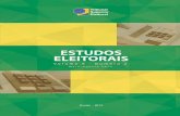ESTUDOS - tse.jus.br · Anderson Pomini, autor do segundo artigo, cujo título é “i mplicações legais no período pré-eleitoral”, discute as lacunas e indefinições legais