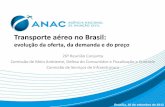 Transporte aéreo no Brasil · Transporte Aéreo Doméstico Regular de Passageiros. 2002 . 2011 . Agência Nacional de Aviação Civil . SRE/GEAC . Transporte aéreo no Brasil . Distribuição