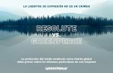 vs. - Greenpeace Españaarchivo-es.greenpeace.org/secured-static.greenpeace.org/espana/Global/... · convertido en un campo de batalla sobre la libertad de expresión y la protección