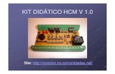 KIT DIDATICO HCM V 1files.comunidades.net/mutcom/KIT_DIDATICO_HCM_V_1.0.pdf · 0011-- Relê NF/NC 6V/10ªRelê NF/NC 6V/10ª Bornes para interligação dos componentes e alimentação.