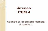 Ateneo CEM 4 16 CEM 4.pdftratado en Bariloche, con risperidona, haloperidol y quetiapina. CEM 4 yAntecedentes familiares: 37 a 8 a 34 a Fenilcetonuria Fenilcetonuria Asfixia perinatal