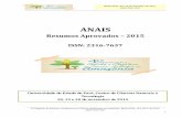 ANAIS · 2016-11-16 · Belém (PA), 18 a 20 de Novembro de 2015. IV Simpósio de Estudos e Pesquisas em Ciências Ambientais na Amazônia. Belém (PA), 18 a 20/11 de 2015. ISSN 2316-7637