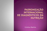 Cristina Martins · 2018-05-14 · Identificar o Processo de Cuidado em Nutrição da AND e a Sistematização do Cuidado de Nutrição da ASBRAN. Diferenciar diagnóstico em nutrição,