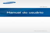 Manual do usuárioimg.submarino.com.br/manuais/114013740.pdf · 2015-11-05 · 2 Sobre este manual Este aparelho oferece alta qualidade de comunicação móvel e entretenimento utilizando