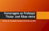 Homenagem ao Professor Titular José Ribas vieira · Guilhermo O´Donnell •1980 - Crise e reacomodação dos regimes autoritários passam para uma nova ordem política na qual cidadania,