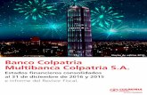 Noche de velitas 2016 Banco Colpatria Multibanca …...de naturaleza privada que fue constituida el 7 de diciembre de 1972, según la Escritura Pública No. 4458 de la Notaría Octava