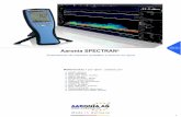 Rev 2.4 Aaronia SPECTRAN · Basado en un método de análisis espectral patentado, completa- ... los datos se pasa en tiempo real, lo que significa que casi no hay ninguna demora