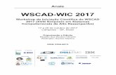 WSCAD -WIC 2017 · Rodolfo Azevedo (UNICAMP) Coordena˘c~ao do Simp osio em Sistemas Computacionais de Alto Desempenho (WS- ... Uma An alise do Overhead Introduzido pelo Sistema Operacional