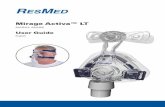 User Guide - Easy Breathe Mirage Activa LT User Guide.pdfsetting options, refer to the Technical specifications section in this user guide for mask selection options. For a full list